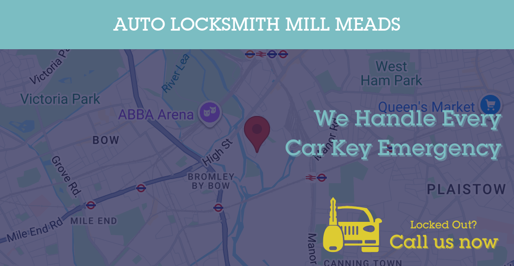 Auto Locksmith Services in Mill Meads - E postcode