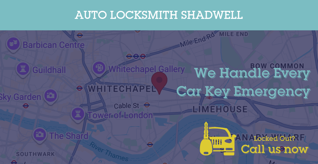Auto Locksmith Services in Shadwell - E postcode