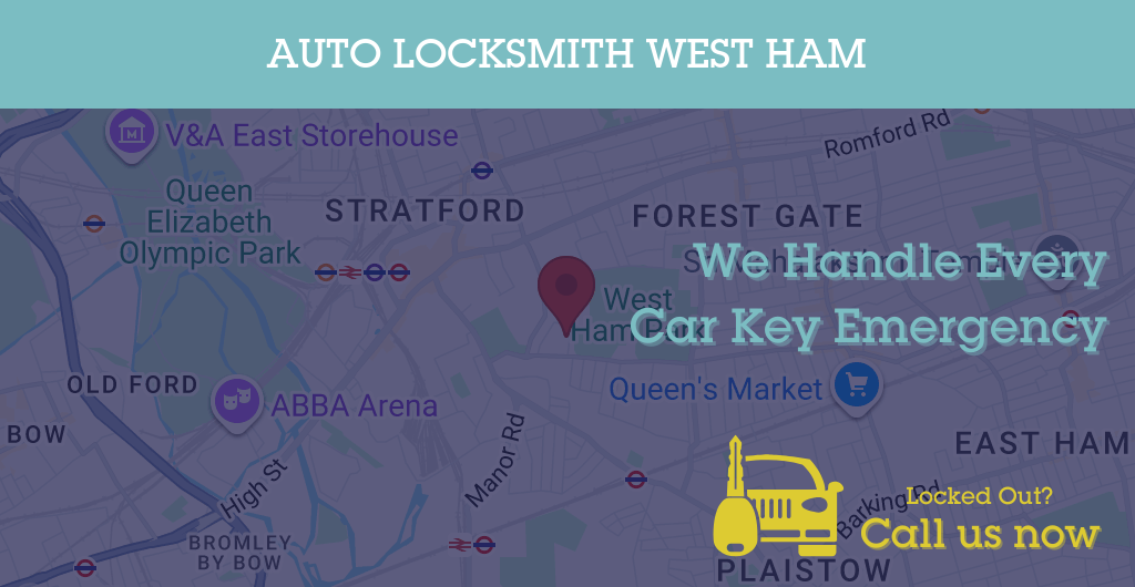Auto Locksmith Services in West Ham - E postcode